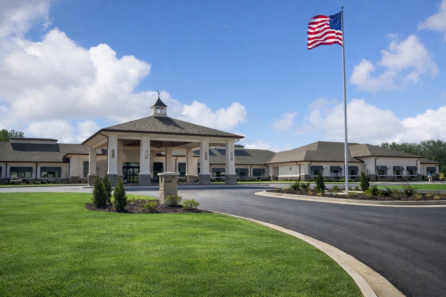 social worker taking care of old woman